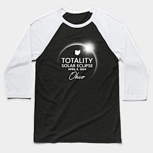 Ohıo Total Solar Eclipse 2024 Baseball T-Shirt